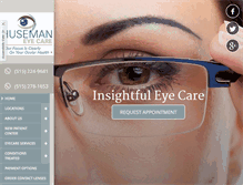 Tablet Screenshot of husemaneyecare.com